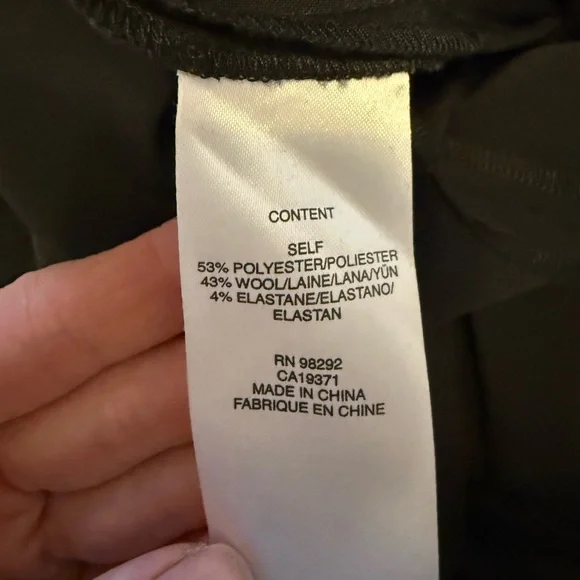 Tibi tropical wool black jogger pants with zips - Picture 3 of 4